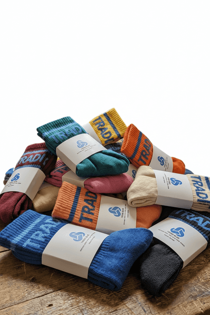 Trade Blue Block Sock - Trade Blue tradeblue trade_blue nothing_more_true_blue_than_trade