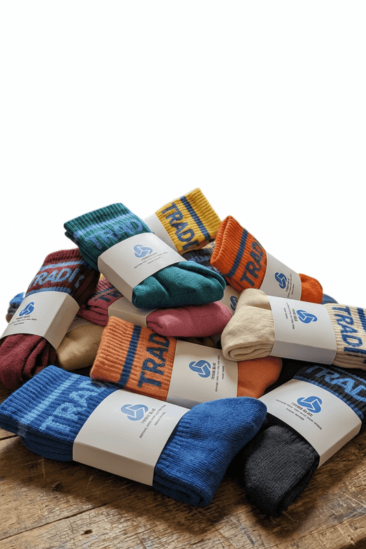Trade Blue Block Sock - Trade Blue tradeblue trade_blue nothing_more_true_blue_than_trade